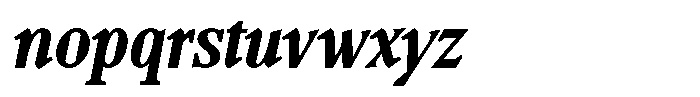 TF Mighu Slab Variable TF Mighu Italic Semi Bold Font LOWERCASE
