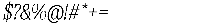 TF Mighu Slab Variable TF Mighu Italic Thin Font OTHER CHARS