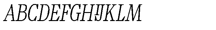 TF Mighu Slab Variable TF Mighu Italic Thin Font UPPERCASE