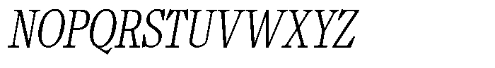 TF Mighu Slab Variable TF Mighu Italic Thin Font UPPERCASE