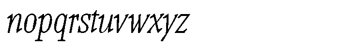 TF Mighu Slab Variable TF Mighu Italic Thin Font LOWERCASE