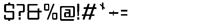 TF Monobreak Light Font OTHER CHARS