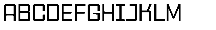 TF Monobreak Light Font UPPERCASE