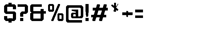 TF Monobreak Medium Font OTHER CHARS