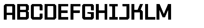 TF Monobreak Medium Font UPPERCASE