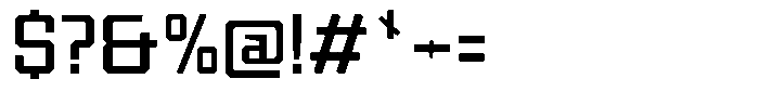TF Monobreak Regular Font OTHER CHARS