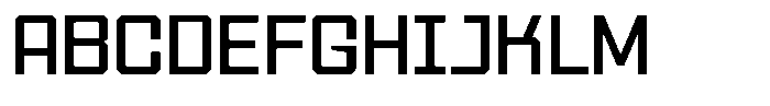 TF Monobreak Regular Font UPPERCASE