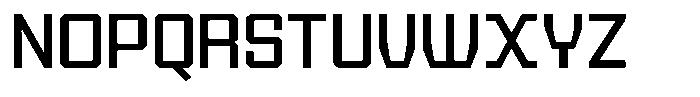 TF Monobreak Regular Font UPPERCASE