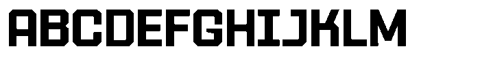 TF Monobreak Semi Bold Font UPPERCASE
