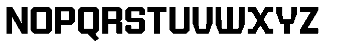 TF Monobreak Semi Bold Font UPPERCASE