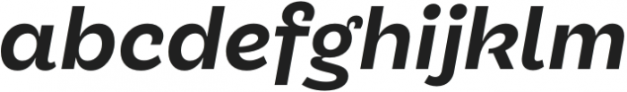 TG Glifko Bold Italic otf (700) Font LOWERCASE