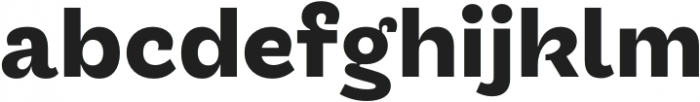 TG Glifko ExtraBold otf (700) Font LOWERCASE