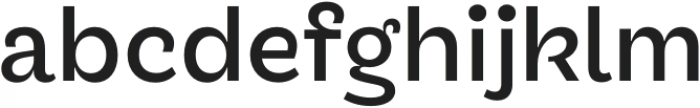 TG Glifko Medium otf (500) Font LOWERCASE