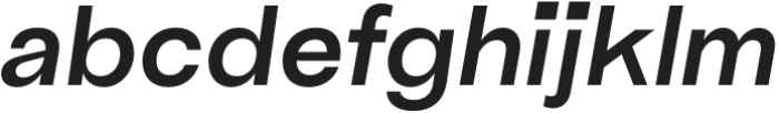 TG Reglic SemiBold Italic otf (600) Font LOWERCASE