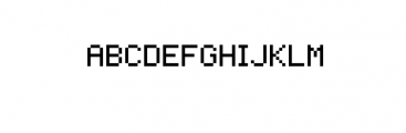TGE Optimus Minimus Clean Pixel Font Font UPPERCASE