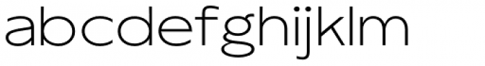 TG Axima Extended Light Font LOWERCASE