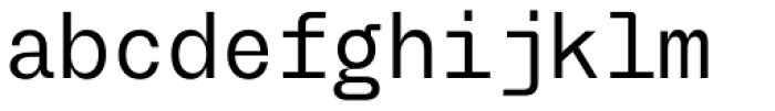 TG Frekuent Mono Regular Font LOWERCASE