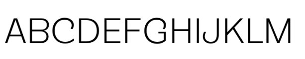 TG Glifko Light Font UPPERCASE