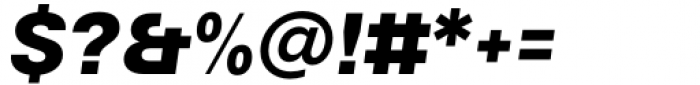 TG Haido Grotesk Black Italic Font OTHER CHARS