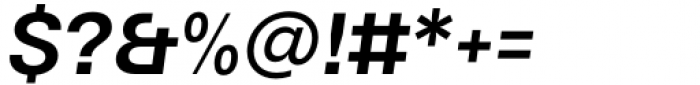 TG Haido Grotesk Bold Italic Font OTHER CHARS