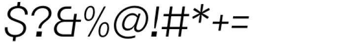 TG Haido Grotesk Italic Font OTHER CHARS