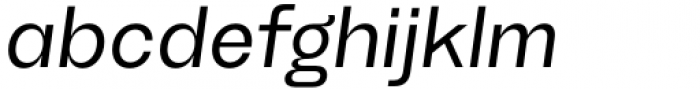 TG Haido Grotesk Medium Italic Font LOWERCASE