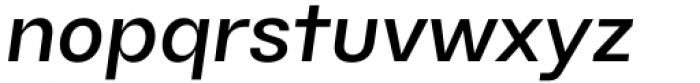TG Haido Grotesk Semibold Italic Font LOWERCASE