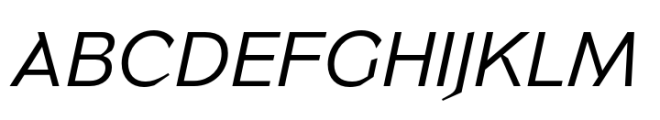 TG Minagi Sans Regular Oblique Font UPPERCASE