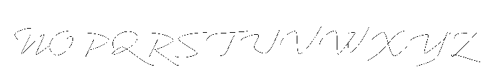 Theodosia Extra Light Font UPPERCASE