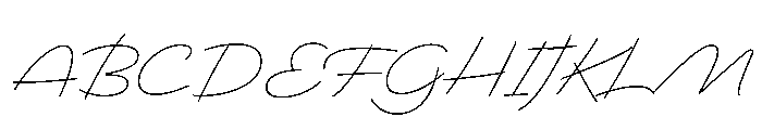 Theodosia Light Font UPPERCASE