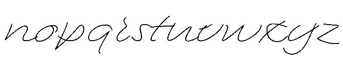 Theodosia Light Font LOWERCASE
