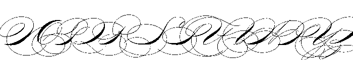 Theodosia Medium Font UPPERCASE