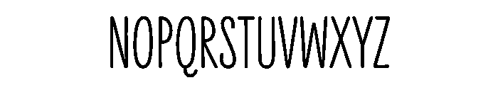 Thornwood Variable Bold Font UPPERCASE