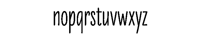 Thornwood Variable Bold Font LOWERCASE