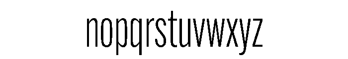 Thornwood Variable Extra Light Font LOWERCASE