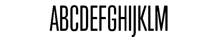 Thornwood Variable Regular Font UPPERCASE