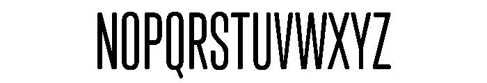 Thornwood Variable Regular Font UPPERCASE
