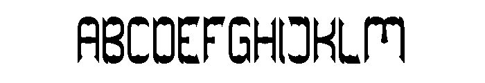 THE BAT CAVE Font UPPERCASE