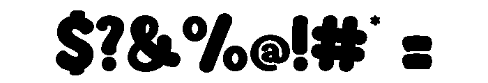 THE BLOSSOM Regular Font OTHER CHARS