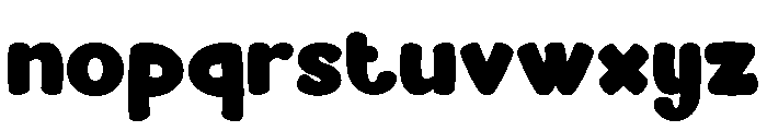 THE BLOSSOM Regular Font LOWERCASE