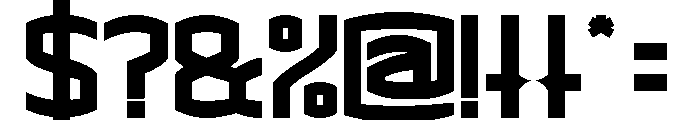 THE CHAMPION Bold Font OTHER CHARS