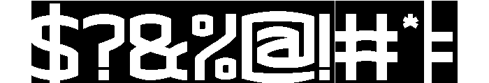 THE CHAMPION-Inverse Font OTHER CHARS