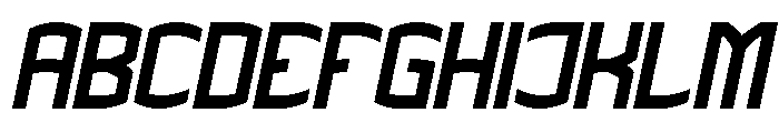 THE CHAMPION Italic Font UPPERCASE