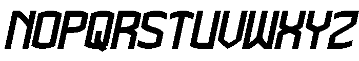 THE CHAMPION Italic Font UPPERCASE