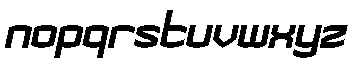 THE CHAMPION Italic Font LOWERCASE