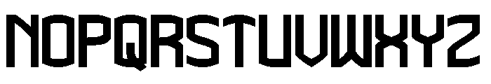 THE CHAMPION Font UPPERCASE