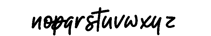 THE HACKLAND Regular Font LOWERCASE