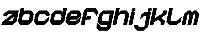 THE MACHINE Bold Italic FONT