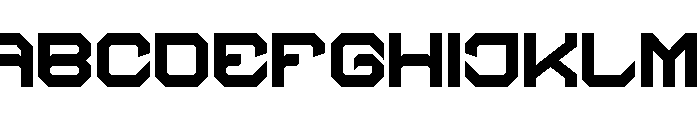 THE MACHINE Bold Font UPPERCASE