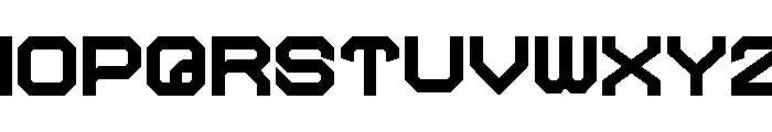 THE MACHINE Bold Font UPPERCASE